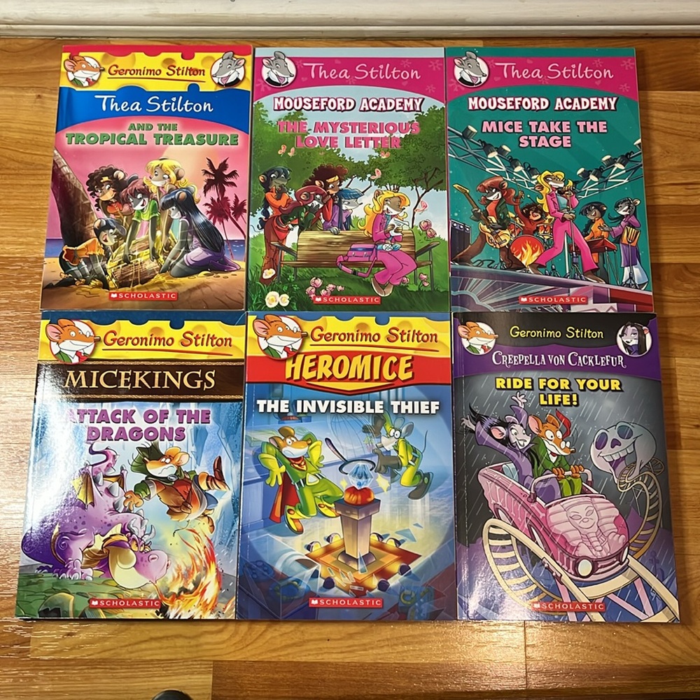 Geronimo Stilton & Thea Stilton Mixed Book Set